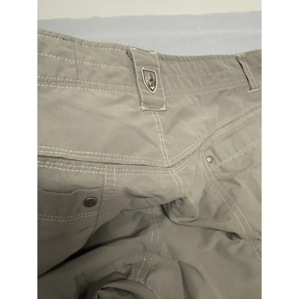 Kuhl Liberator Convertible Stealth Pants Green Khaki Size 36 x 30 Zip Off Hiking - Picture 9 of 10